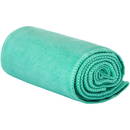 Gosweat Hot Yoga Towel in Gray - Super Absorbent, 100% Microfiber, Suede, Bikram Yoga Towel